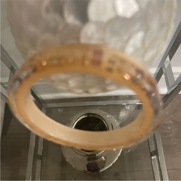Louis Vuitton Gold and Pink Bangle - Picture 2 of 4